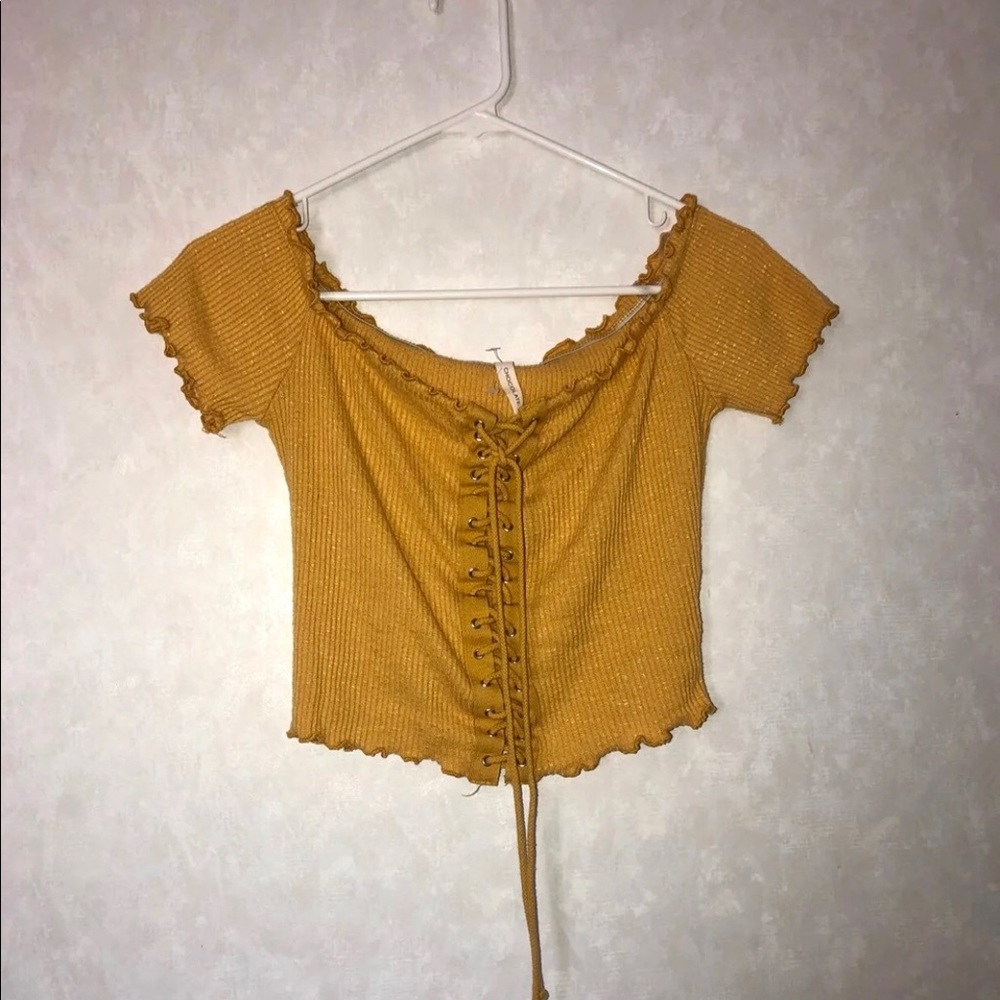 Off The Shoulder Crop Top
